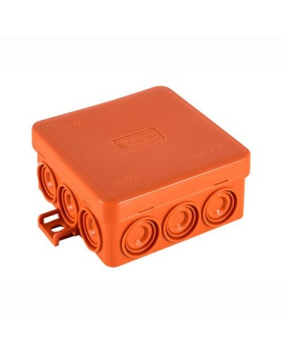 Коробка JBL085 85х85х38, 12 вых., 6P (0,15-6мм²) (43855HF): Коробка монтажная, огнестойкая, без галогена в Копейске