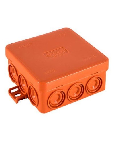 Коробка JBL085 85х85х38, 12 вых., 2P (0,15...4мм²) (43455HF). Коробка монтажная, огнестойкая, без галогена. Экопласт в Копейске