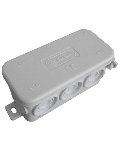 Коробка JBL090 90х42х40, 10 вых., IP55, серая (44055). Коробка монтажная. Экопласт в Копейске