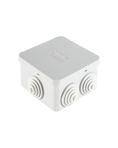 Коробка JBS070 70х70х40, 6 вых., IP44, белая (44056W-1). Коробка монтажная. Экопласт в Копейске