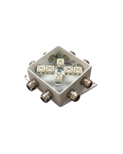 КМ-О (12к*6,0)-IP66-120х120, шесть вводов: Коробка монтажная огнестойкая в Копейске