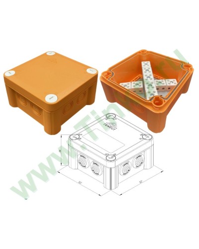 КМ-О-1212(П)(18к)-IP55: Коробка монтажная огнестойкая в Копейске