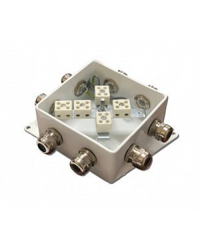 КМ-О (10к*10,0)-IP66-120х120, четыре ввода: Коробка монтажная огнестойкая в Копейске