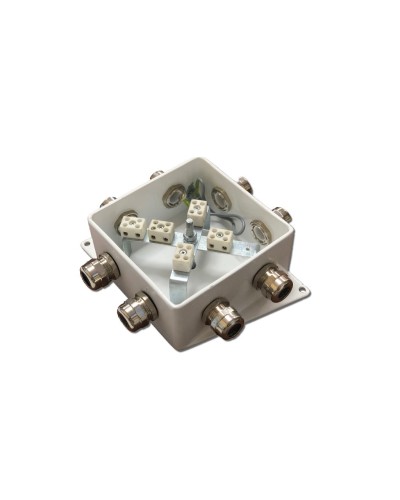 КМ-О (10к)-IP66-120х120, шесть вводов: Коробка монтажная огнестойкая в Копейске