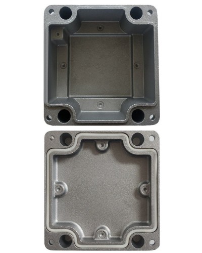 МКС Мороз, глухая, IP66/IP68, серый. Коробка коммутационная металлическая. Магнито-Контакт в Копейске