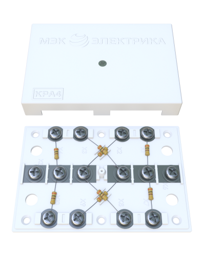 KRA-4 300 Om white (MEC42103). Коробка на 4 абонента. МЭК-Электрика в Копейске