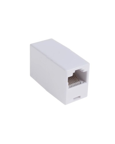 RJ-45 (розетка)-RJ-45 (розетка) (белый): Разъем распределительный в Копейске