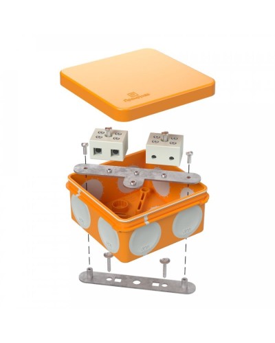 Коробка огнестойкая 80х80х40 (60-0210-FR10.0-4). Коробка огнестойкая для открытой установки. Промрукав в Копейске