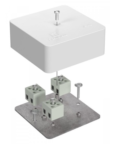 Коробка огнестойкая 75х75х30 (40-0450-FR2.5-6). Коробка огнестойкая для открытой установки. Промрукав в Копейске