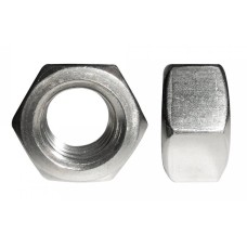 Гайка шестигранная нержавеющая (А2) M6 (DIN 934) (500 шт) (PR08.7455). Гайка шестигранная нержавеющая (А2). Промрукав