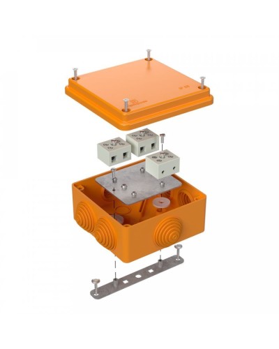 Коробка огнестойкая 100х100х50 (40-0300-FR6.0-6). Коробка огнестойкая для открытой установки. Промрукав в Копейске