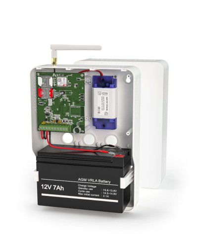 Контакт GSM-14А v.3 (в корпусе под АКБ 1,2-7 Ач с БРП 12V 1А). Панель охранная радиоканальная. Ритм в Копейске