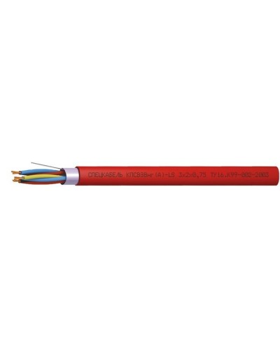КПСВЭВнг(А)-LS 3х2х0,75 (Спецкабель). Кабель симметричный для систем сигнализации и управления, групповой прокладки, с пониженным дымо- и газовыделением. Спецкабель в Копейске