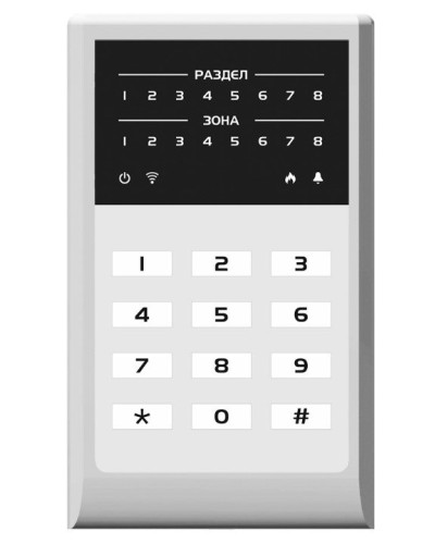 МИРАЖ-КД-04 (grey). Кнопочная кодовая панель. Стелс НПП в Копейске